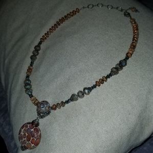 Vintage Glass Blown Necklace